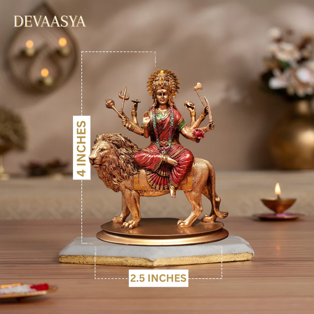 Antique Finish Goddess Durga Idol