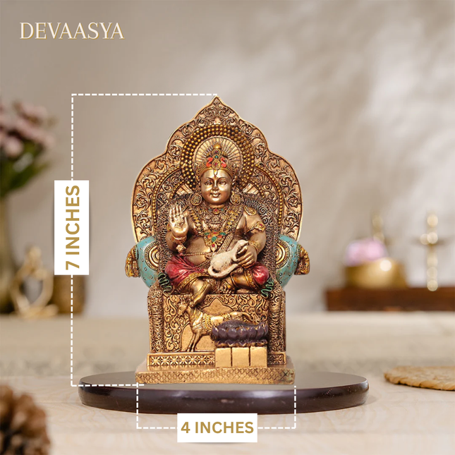 Lord Kuber Ji Idol – 8 Inch | Handcrafted for Wealth & Home Decor