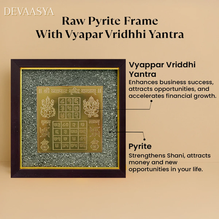 💰🐎 “Vyapaar Vridhi & 7 Horses on Raw Pyrite Frame” Combo – Ultimate Prosperity & Business Growth Set