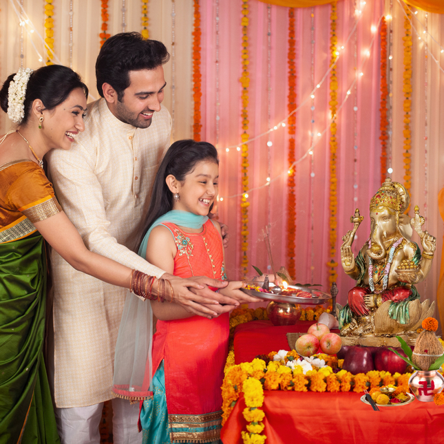 Antique Finish Lord Ganesha Idol – 4 Inch | Handcrafted for Pooja & Home Decor